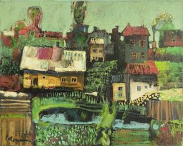 Pintura, Countryside Serenity, Abgar Khachatryan