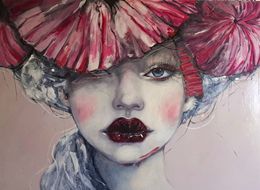 Peinture, Blueberry kiss, Mary Noga