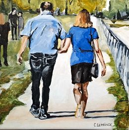 Gemälde, La Corniche, Carole Leprince