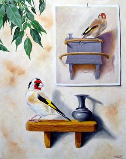 Pintura, Le chardonneret, Jean-Pierre Walter