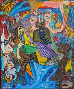 Gemälde, Escape, Saba Dolikashvili