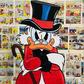 Peinture, Uncle Scrooge Mix Media, Simone De Rosa