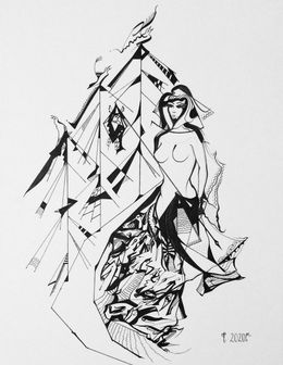 Gemälde, Walking, Saba Dolikashvili