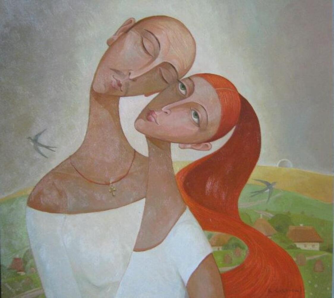 Valery Savenets, A Young Couple Valery Savenets, A Young Couple