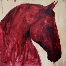 Pittura, Red horse, Liubou Sas