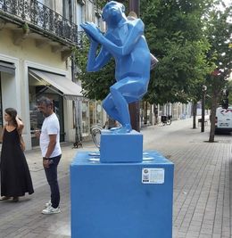 Escultura, Singe regardant le ciel, Stéphane Munoz