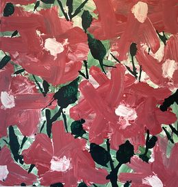 Painting, Flesh gardon roses, Pierre Prèneron
