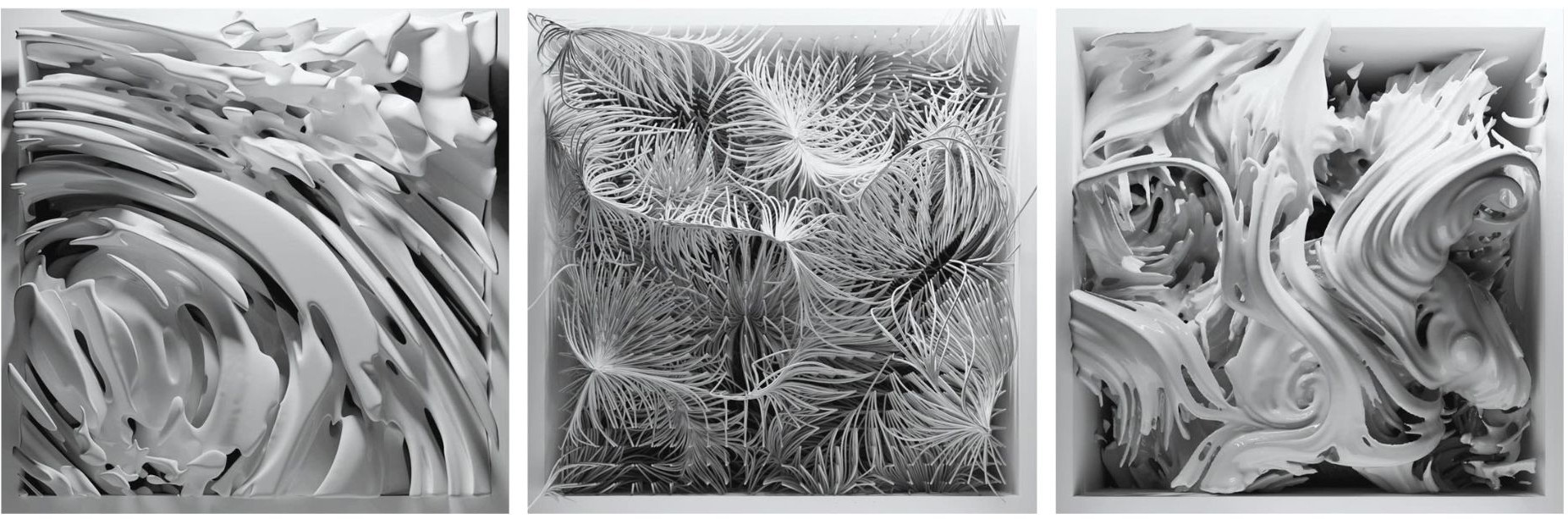 Refik Anadol, Quantum Memories (Set of 3) Refik Anadol, Quantum Memories (Set of 3)