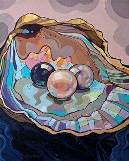 Pittura, Treasures Within – Oyster & Pearls, Natalie Borisenko