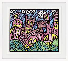 Edición, Pretty City (framed hand signed screen print), Mr Doodle