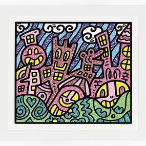 Édition, Pretty City (framed hand signed screen print), Mr Doodle