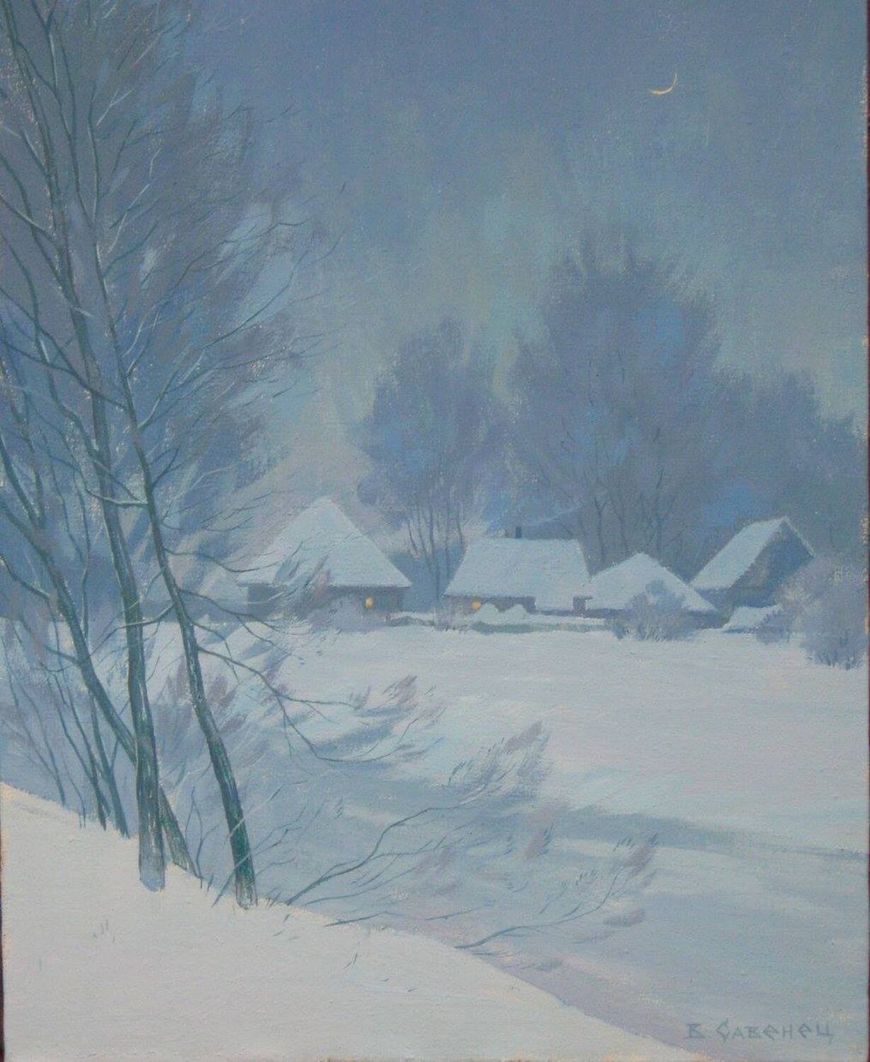 Valery Savenets, Night winter romance Valery Savenets, Night winter romance