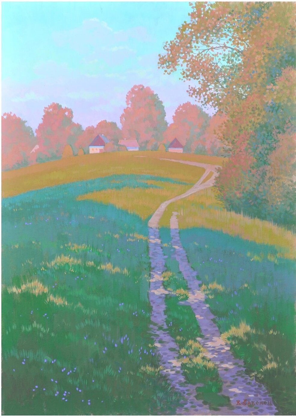 Valery Savenets, Evening. August Valery Savenets, Evening. August