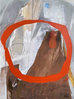 Gemälde, Orange Overlay, Henrik Gjerstad