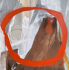 Painting, Orange Overlay, Henrik Gjerstad