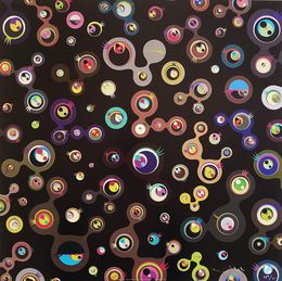 Drucke, Jellyfish Eyes - Black 5, Takashi Murakami