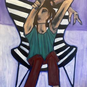 Peinture, Constance en Vacances, Laurent Anastay-Ponsolle