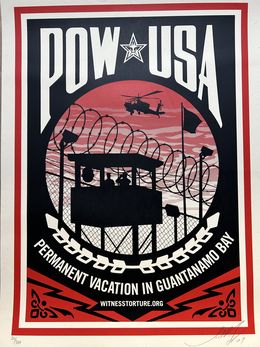 Print, Pow USA, Shepard Fairey (Obey)