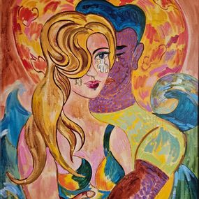 Gemälde, La Reconciliación, Victor Coll