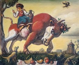 Gemälde, To the Fair, Daniil Litvinov