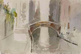 Fine Art Drawings, View of Venice, Carlo Ravagnan