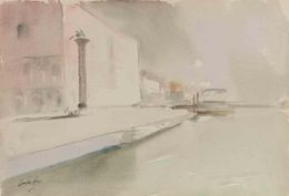 Fine Art Drawings, View of Venice, Carlo Ravagnan