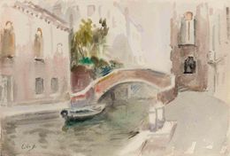 Fine Art Drawings, View of Venice, Carlo Ravagnan