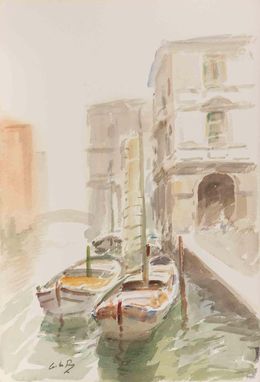 Fine Art Drawings, View of Venice, Carlo Ravagnan