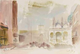 Fine Art Drawings, View of Venice, Carlo Ravagnan