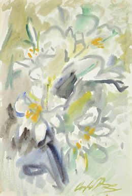 Fine Art Drawings, Bouquet of Flowers, Carlo Ravagnan