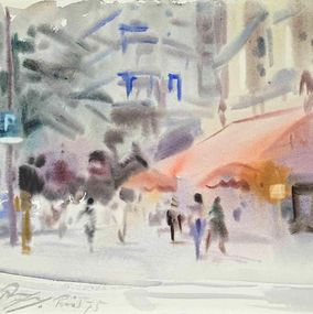 Disegno, View of Paris, Carlo Ravagnan