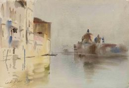 Fine Art Drawings, View of Venice, Carlo Ravagnan