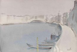 Fine Art Drawings, View of Venice, Carlo Ravagnan