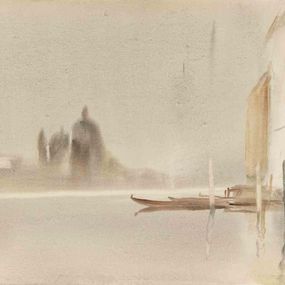 Disegno, View of the Salute Ferry, Venice, Carlo Ravagnan