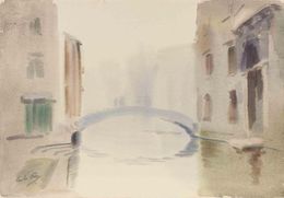 Fine Art Drawings, View of Venice, Carlo Ravagnan