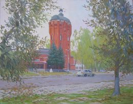 Pittura, Landscape with a Tower, Valery Savenets