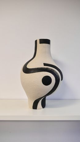 Design, Vase organique Ébène, Laura Dujoncquoy