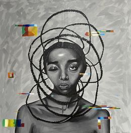 Gemälde, The glitch, Susan John