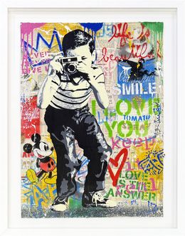 Painting, Smile, Mr Brainwash