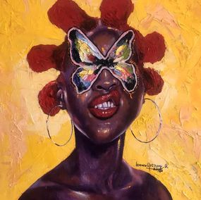 Gemälde, Vivid grace, Opeyemi Idowu