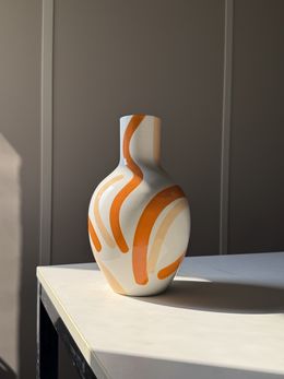 Design, Vase Buste - Éclat ambré 2, Laura Dujoncquoy
