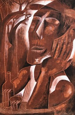 Peinture, La pause, Julien Cuny