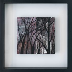 Gemälde, Ipostaze ale copacilor II / Tree poses II, diptych, Amalia Crisan