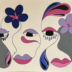 Painting, Strangers, Sasha Bernardes