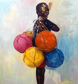 Gemälde, The dream carrier, Opeyemi Idowu