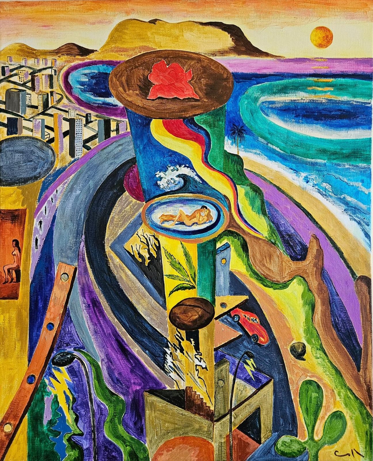 Victor Coll, Paisaje con amantes Victor Coll, Paisaje con amantes