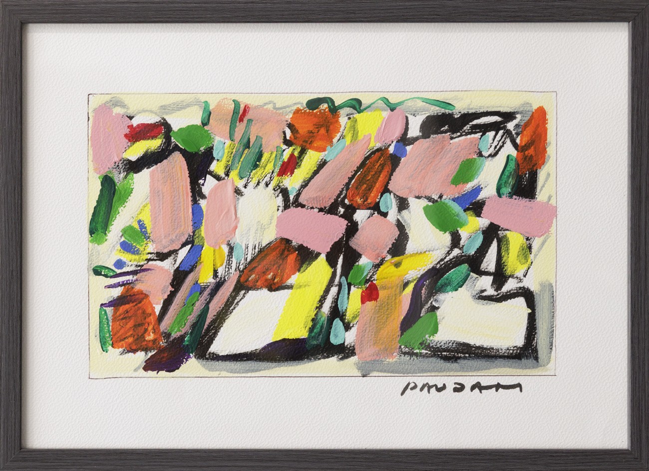 Daniel Paugam, Les roches abstraites noires et roses Daniel Paugam, Les roches abstraites noires et roses