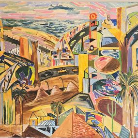 Peinture, Paisaje de Miraflores, Victor Coll