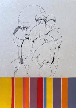 Zeichnungen, Studies for Entropy 2, Ghazi Baker