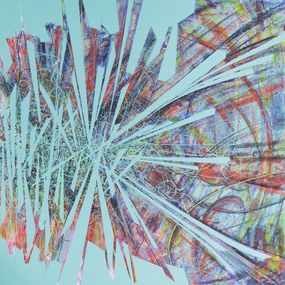 Pintura, Chorégraphie chromatique. 2025-09 - Série Abstraction dynamique, Dominique Vial